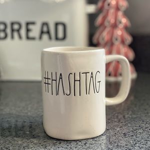 Rae Dunn Mug - #HASHTAG - M Magenta